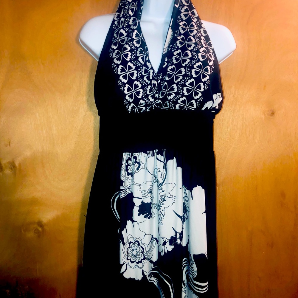 Halter maxi dress